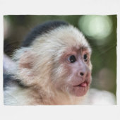 COUVERTURE POLAIRE MONKEY CAUPCHIN À TÊTE BLANCHE (Devant (Horizontal))