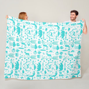 Couverture Polaire Monnaie Chouette ours Renard Renard Woodland Créat