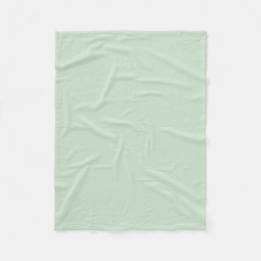 Couverture Polaire Monnaie Pastel Vert Solide Couleur SW 6736 (Devant)