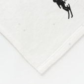 Couverture Polaire Monochrome Skieurs Alpins Illustration (Coin)