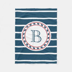 Couverture Polaire Monogram design