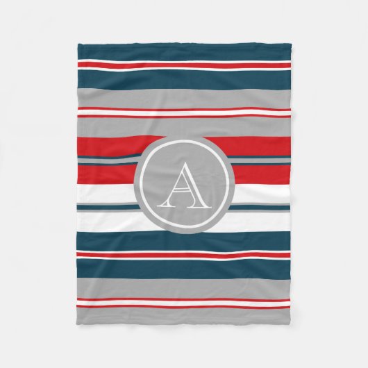 Couverture Polaire Monogram design (Devant)