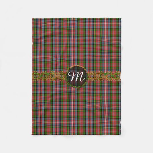 Couverture Polaire Monogram MacPherson Tartan (Devant)