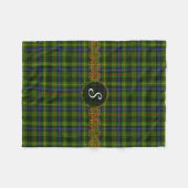 Couverture Polaire Monogram Stewart Chasse Tartan (Devant (Horizontal))