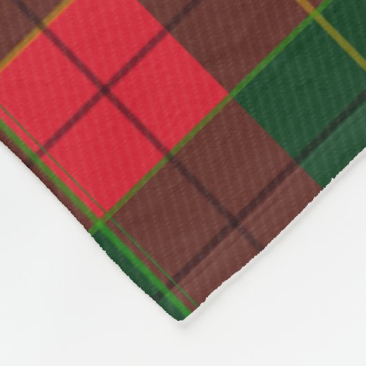 Couverture Polaire Monogram Winter Holiday Tartan pattern Scottish (Coin)