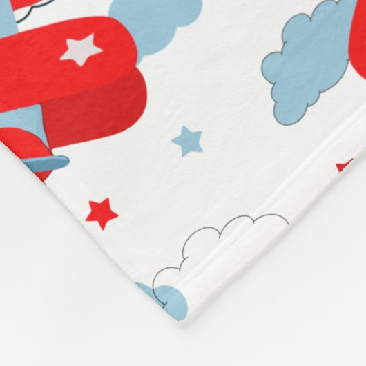 Couverture Polaire Monograme des Red and Blue Planes et des Clouds (Coin)