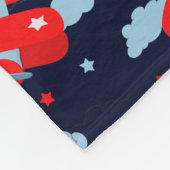 Couverture Polaire Monograme des Red and Blue Planes et des Clouds (Coin)