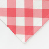 Couverture Polaire Monogramme Animaux de basse-cour de ferme personna (Coin)