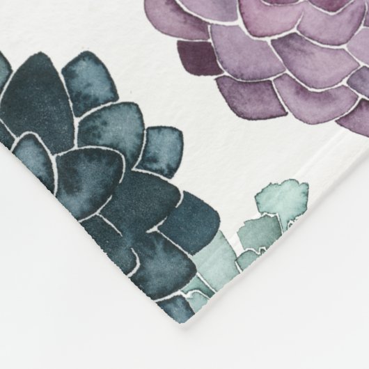 Couverture Polaire Monogramme | Collection Plante de bonheur Pa Succu (Coin)