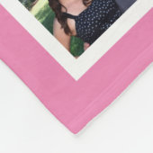 Couverture Polaire Monogramme de cadre de carré de mosaïque de (Coin)