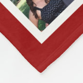 Couverture Polaire Monogramme de cadre de carré de mosaïque de (Coin)