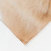 Couverture Polaire Monogramme de chien animal de compagnie moderne 3  (Coin)