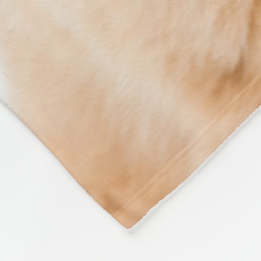 Couverture Polaire Monogramme de chien animal de compagnie moderne 3  (Coin)