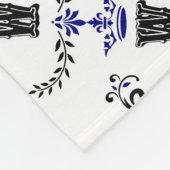 Couverture Polaire Monogramme de couronne 'W' (Coin)