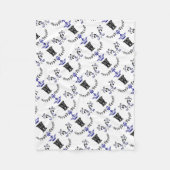 Couverture Polaire Monogramme de couronne 'W' (Devant)