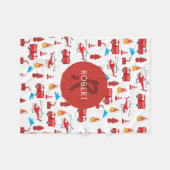 Couverture Polaire Monogramme de la brigade des moteurs de camions de (Devant (Horizontal))