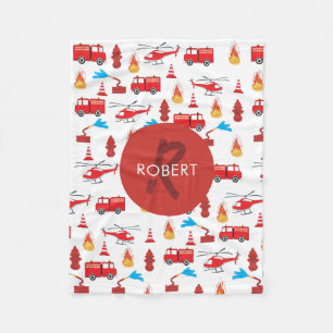 Couverture Polaire Monogramme de la brigade des moteurs de camions de