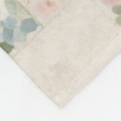 Couverture Polaire Monogramme de maquette (Coin)