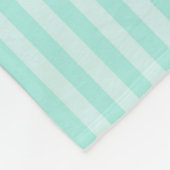 Couverture Polaire Monogramme De Monnaie Vert Et Blanc (Coin)