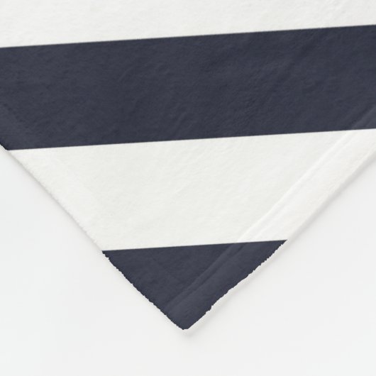 Couverture Polaire Monogramme de Quatrefol Chevron (Coin)