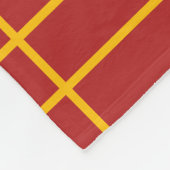 Couverture Polaire Monogramme de thème équestre moderne (Coin)