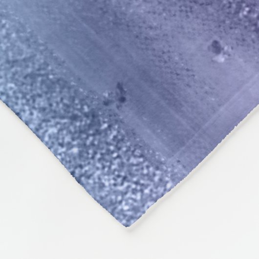 Couverture Polaire Monogramme d'étincelles de queue de sirène (Coin)