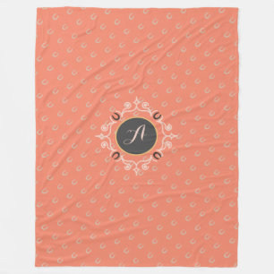 Couverture Polaire Monogramme équestre Chaussure Lucky Horse