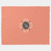 Couverture Polaire Monogramme équestre Chaussure Lucky Horse (Devant (Horizontal))