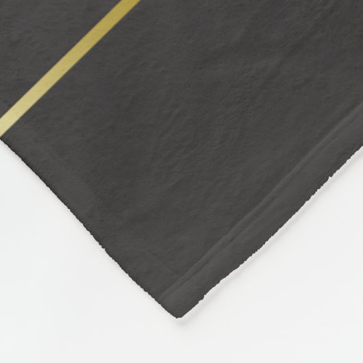 Couverture Polaire Monogramme gris-foncé de collage de photo (Coin)