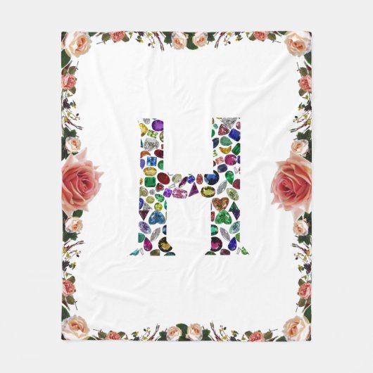 Couverture Polaire Monogramme H (Devant)
