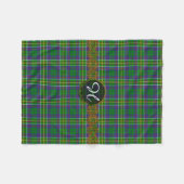 Couverture Polaire Monogramme Hunter Tartan (Devant (Horizontal))