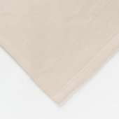 Couverture Polaire Monogramme initial minimaliste moderne (Coin)