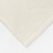 Couverture Polaire Monogramme initial minimaliste moderne (Coin)