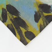 Couverture Polaire Monogramme | Jardin secret Floral III (Coin)