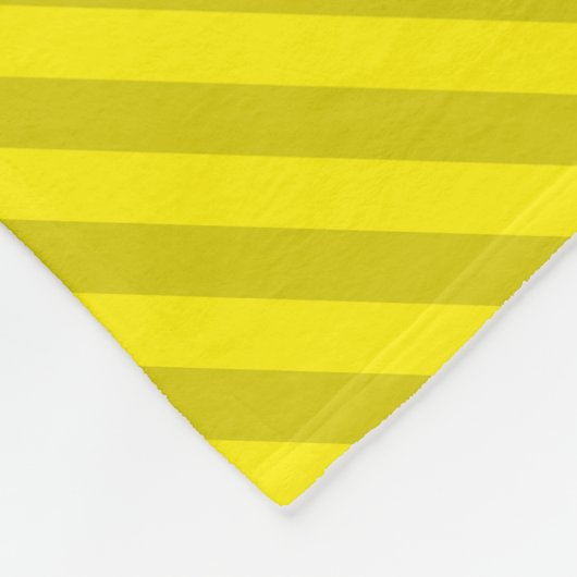 Couverture Polaire Monogramme jaune de coutume de noir de motif de (Coin)