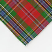 Couverture Polaire Monogramme MacLean de tartan de Duart (Coin)