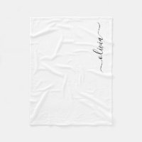 Monogramme Moderne de Nom de Fille Noir