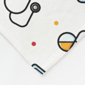 Couverture Polaire Monogramme. Motif Médicale. Pour les médecins et l (Coin)
