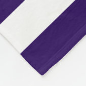 Couverture Polaire Monogramme Nautique Élégant Marine Bleu polaire Bl (Coin)