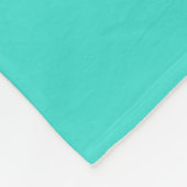 Couverture Polaire Monogramme Ombre Turquoise Parties scintillant Arg (Coin)