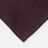 Couverture Polaire Monogramme Or Géode d'agate Or Bourgogne (Coin)