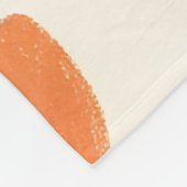 Couverture Polaire Monogramme Personnalisé Cute Spring Tulip Motif (Coin)