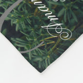 Couverture Polaire Monogramme personnalisé photo Newlyted Keepsaké (Coin)