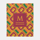 Couverture Polaire Monogramme personnalisé Style SRI LANKA DRAPEAU CA (Devant)