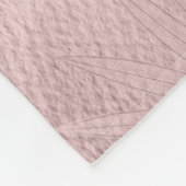 Couverture Polaire Monogramme rose Parties scintillant or (Coin)