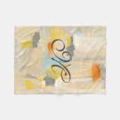 Couverture Polaire Monogramme | Sacré II (Devant (Horizontal))