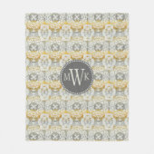 Couverture Polaire Monogramme | Tapestry Rosette II (Devant)