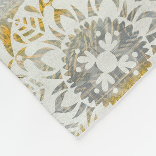 Couverture Polaire Monogramme | Tapestry Rosette II (Coin)