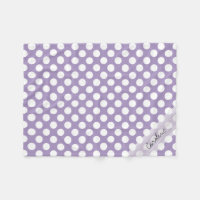 Monogramme violet blanc tendance Motif de point Po