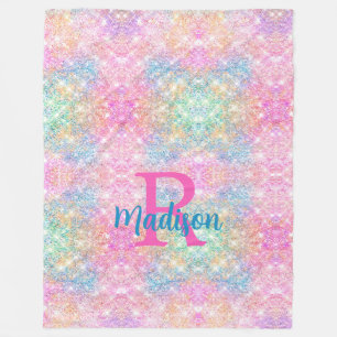 Couverture Polaire Monographie de la fausse parties scintillant rose